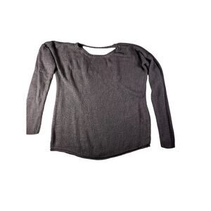 Don't Ask Why Sweater Women's Med/Large Knit Keyhole Back Lagenlook Oversized
